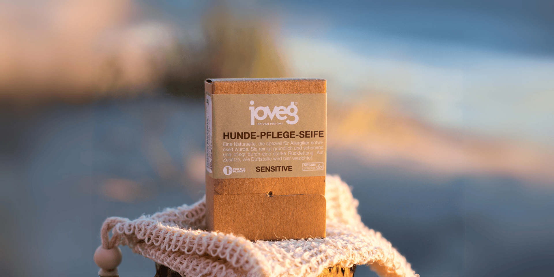 Hundeseife mit Seifenbeutel