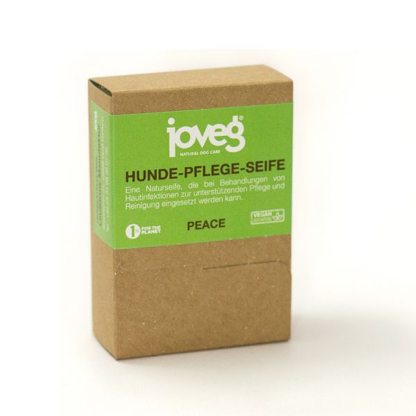 Hundeseife mit grünem Label, Peace - Pflege bei Hautpilz am Hund